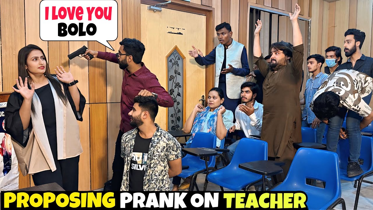 Proposing Teacher In Class Room Prank | Part 2 | @Decent Boys Prank