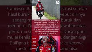 Francesco Bagnaia Frustrasi, Gigi Dall’Igna Ungkap Kekecewaan #motogp #peccobagnaia #ducati