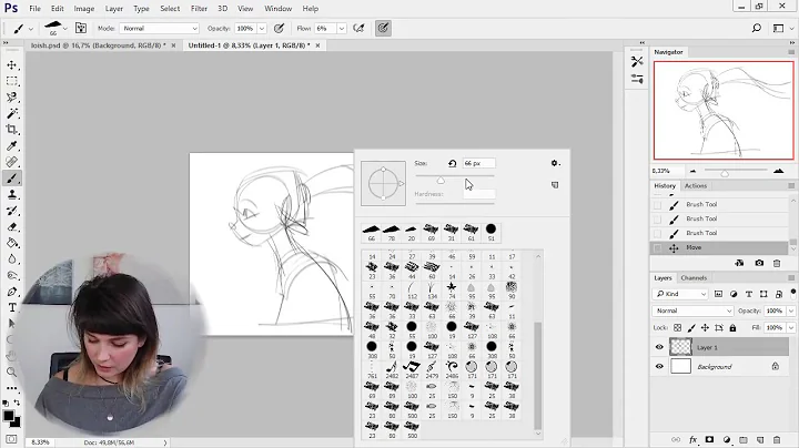 Loish | Kickstarter Livestream - Sketch Process  (...