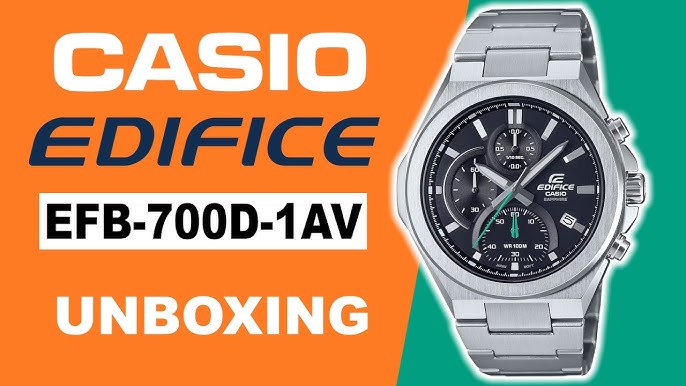 Casio Edifice EFB-700D-8AVUEF, EFB-700D-1AVUEF - YouTube