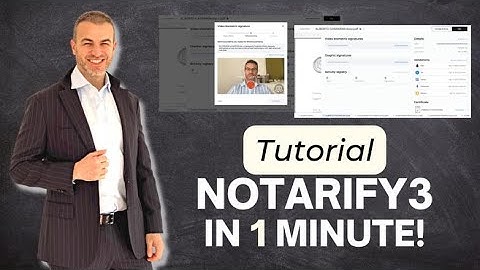 Notarify in 1 minute! (tutorial)
