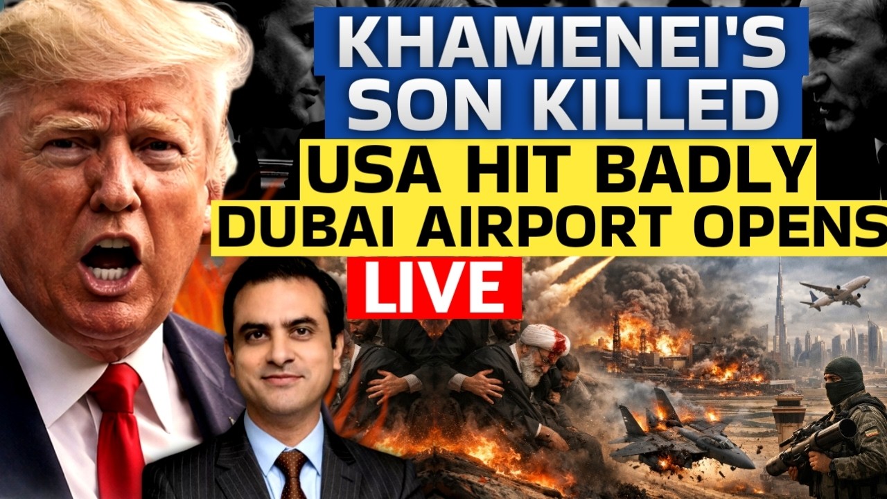 Khamenei's SON K!LLED, USA HIT BADLY.. Dubai Airport Opens | Sumeet Jain
