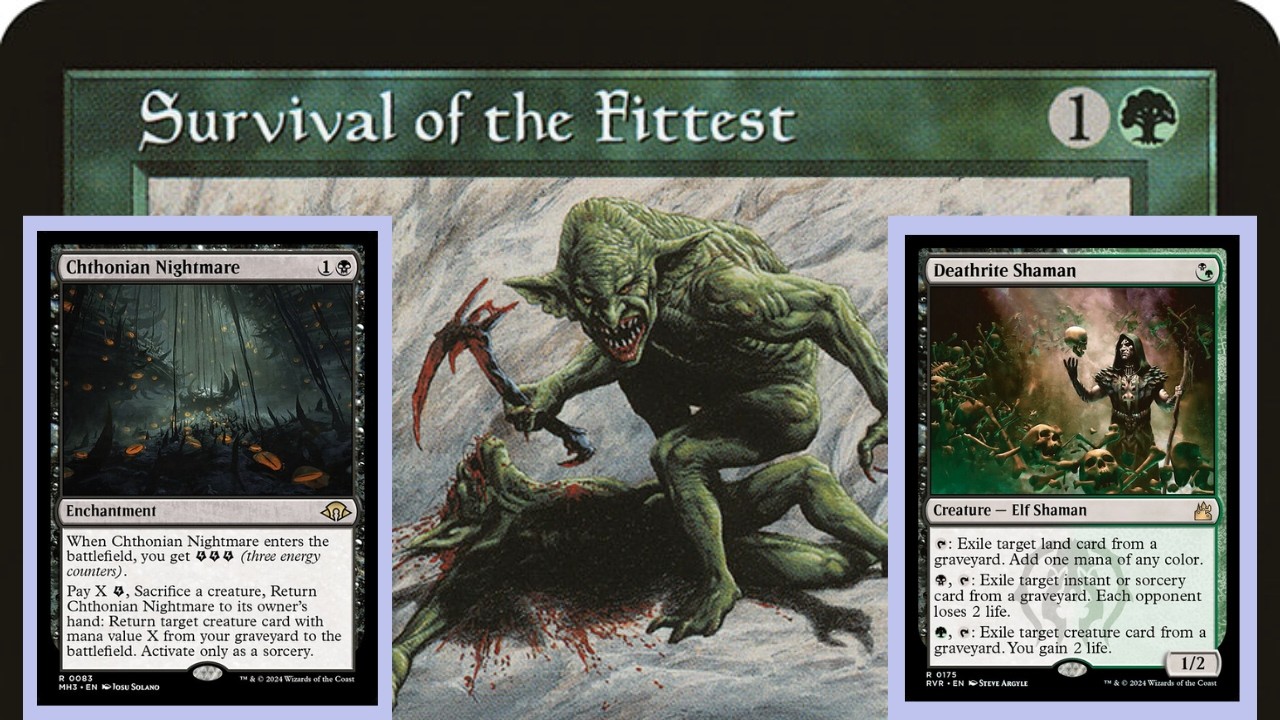 mtg survival cards Survival of the Fittest [Judge Gift Cards 2009] main image 1