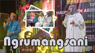 NGRUMANGSANI (LIVE MUSIK) | Sholawat Dari Mbak TITIK Feat. A. Marzuki DI DEMAK Kota Wali | #REBANAW9