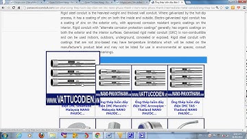 MS TÚ 0903696618 Ống thép luồn dây điện Panasonic White steel conduit NANO PHƯỚC THÀNH