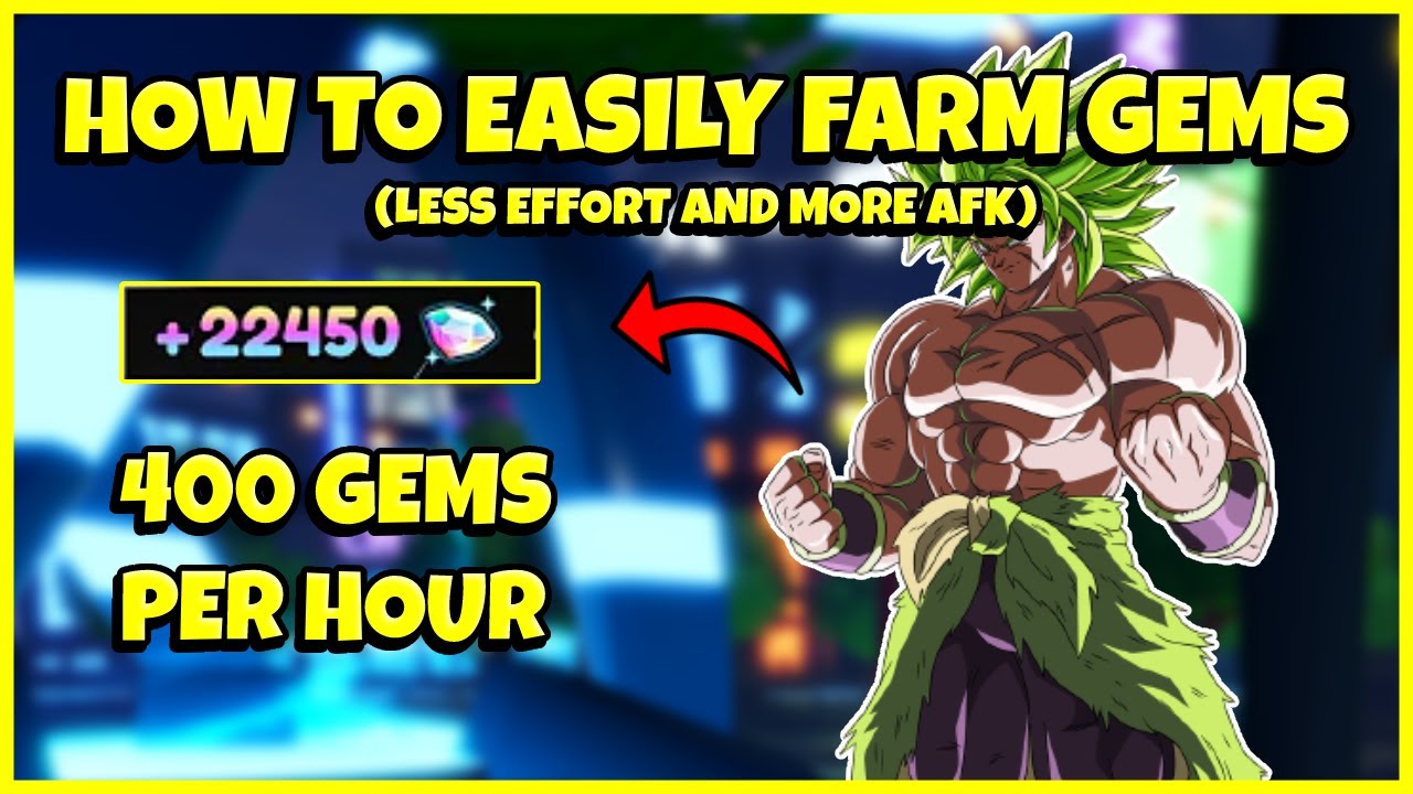 How To Farm Gems The *EASY WAY* in Anime Adventures Update 2.5 