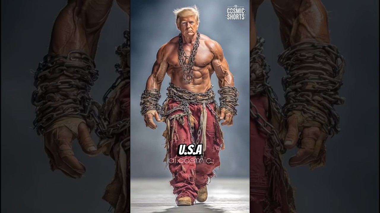 World Leaders Chained on the Runway! #trump #putin #usa