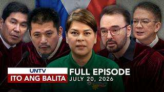 UNTV: Ito Ang Balita | July 20, 2026