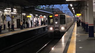 東武30000系31401編成＋31601編成（両車トップナンバー）が鶴ヶ島駅を快速として高速通過するシーン！