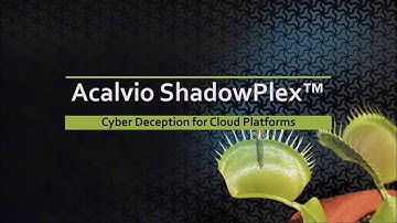 Acalvio ShadowPlex Cyber Deception for Cloud