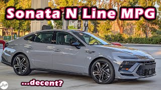2024 Hyundai Sonata N Line – MPG Test | Range, Fuel Economy, and Highway Observations