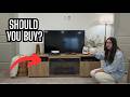 Before you buy AMERLIFE 70" Fluted Fireplace TV Stand for TVs Up to 80",