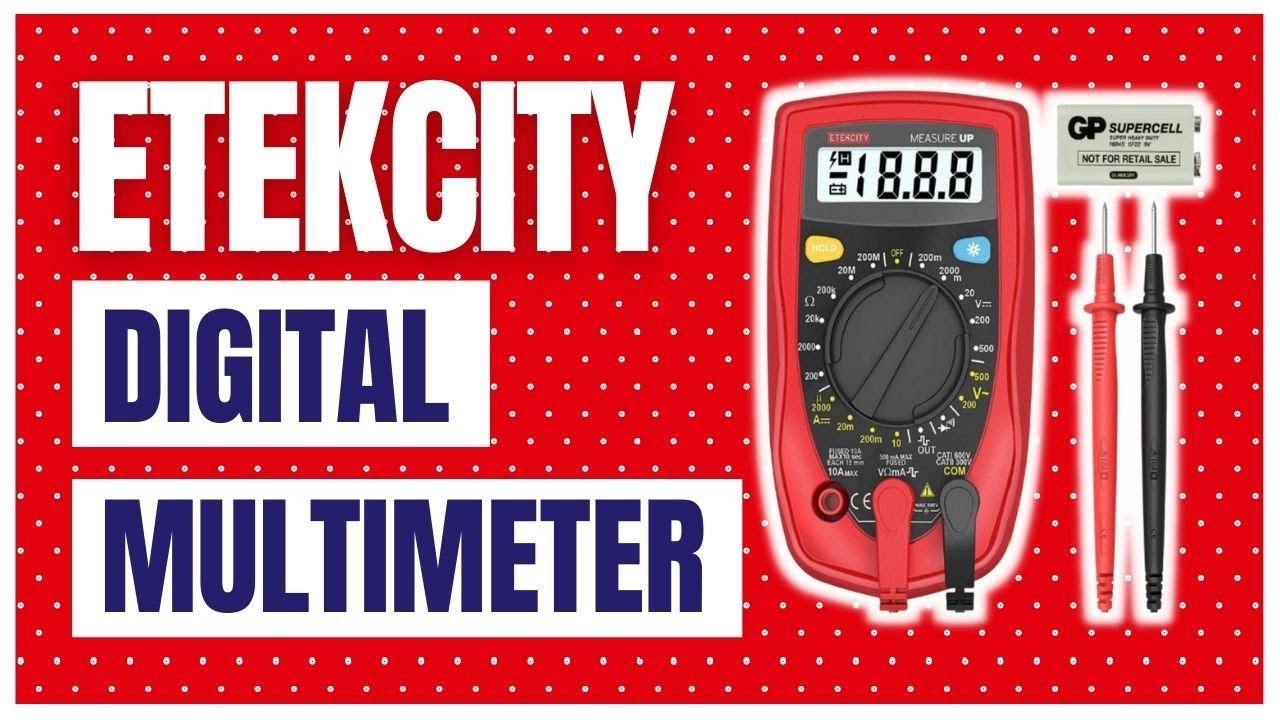 ETEKCITY MSR-R500 Digital Multimeter and Voltage Tester User Manual