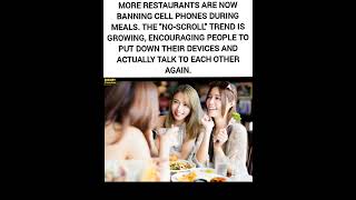 Restaurants Are Banning Phones at Dinner The No-Scroll Trend Is Taking Over. Would You Survive? 📵🍽️