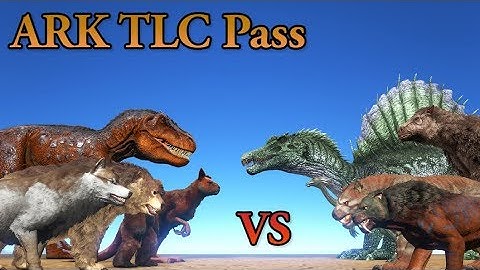 ARK Battles with all updated Creatures (ONLY TLC 1) - ARK TLC PASS || Cantex