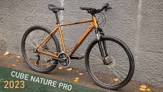 ГИБРИДНЫЙ ВЕЛОСИПЕД CUBE NATURE PRO 2023