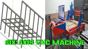 Learn building a Six Axis CNC Router Machine - Steel Base Part-1 by Ambros custom