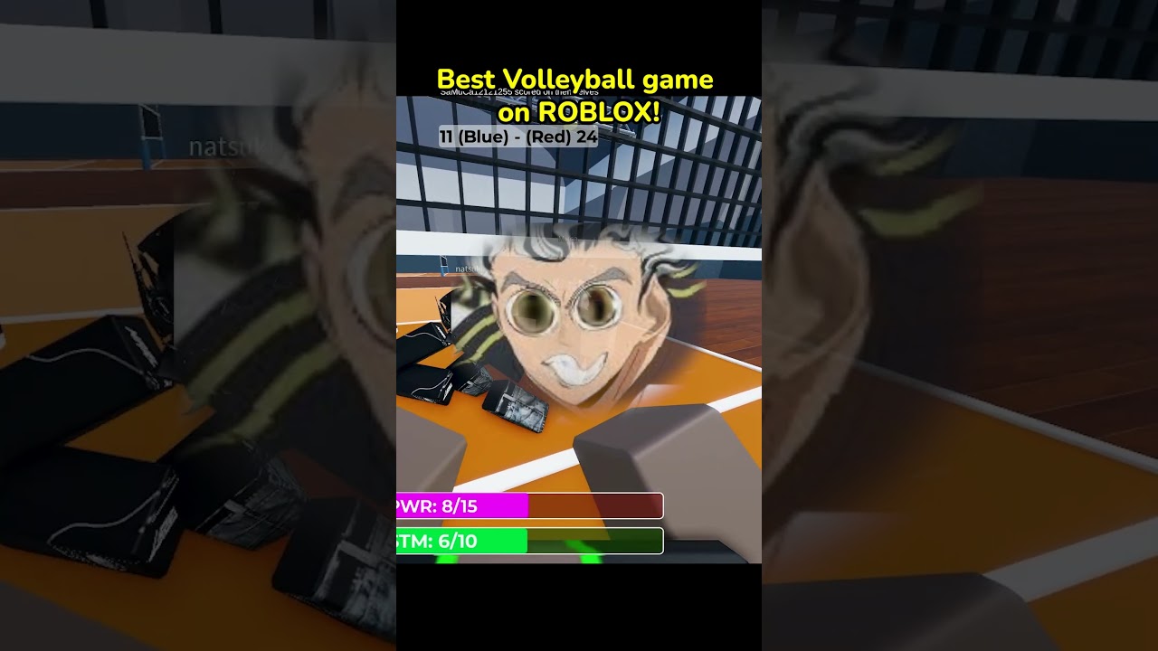 New volleyball Game in roblox: Binsu Volleyball #roblox #shorts #funny