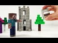 Steve builds a Minecraft Village with me | Magnetic Games