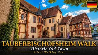 Beautiful German Old Town ASMR Walk in Tauberbischofsheim with Ambient Sounds