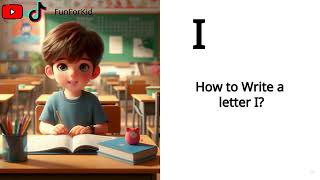 How to pronounce and write the letter I . Learn with FunForKid 2024 #learnwithme #letteri