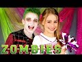 Disney ZOMBIES Addison and Zed Makeup and Costumes