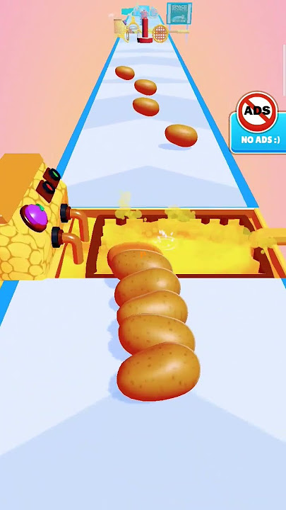 ❤️Potato 🥰❤️💕Potato 🍠🍠Potato rush run #0559#shorts #games #potatorun #shortvideos #gaming‎ #poona24