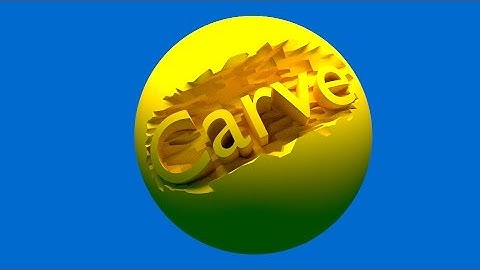 Blender Tutorial For Beginners: Carved Text