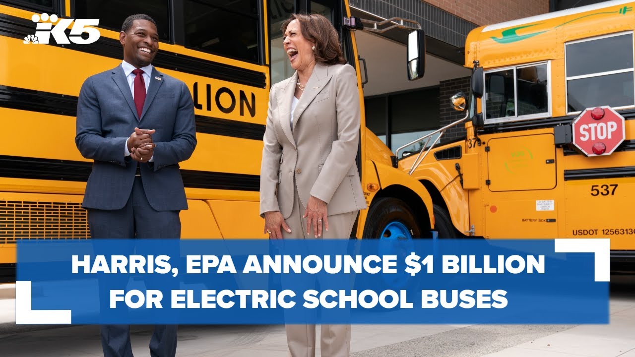 WATCH: Kamala Harris announces $1 billion in grants for electric ...