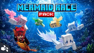 แอดออน เผ่านางเงือก Mermaid Race Pack 🧜‍♀️ | Minecraft Bedrock Addon  screenshot 5
