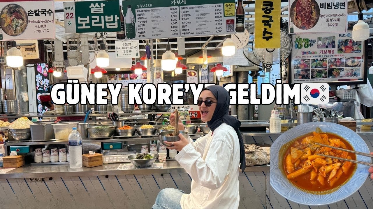 Kore'de benimle bir gün🇰🇷 (sadece yemek yiyorum)