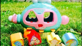 Sort and Learn PINKY PONK TOY Outdoors!