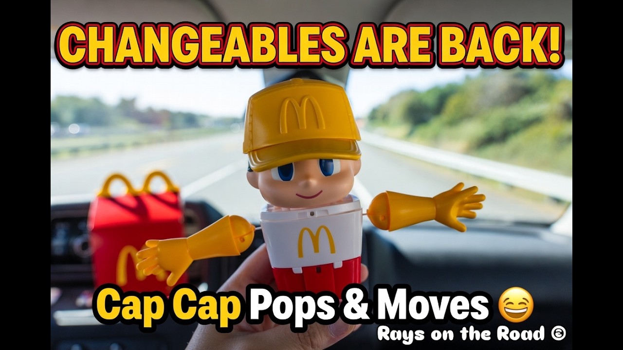 McDonald's CHANGEABLES Retro Toy Unboxing! 1987 Nostalgic Happy