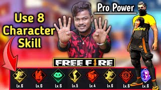 How To Use 8 Character Skill In Free Fire | Free Fire Me Character Ki Power Kaise Badhaye