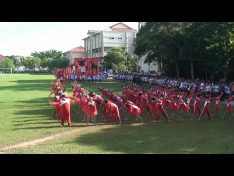 (高清HD版)20120715华仁中学联合五小运动会啦啦队比赛——红队