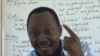 Video KISWAHILI KIPINDI CHA NNE DARASA LA 7