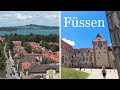 GERMANY: Füssen town &amp; castle, Allgäu/Bavaria 4K