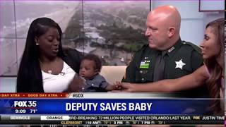Deputy Credited With Saving Unresponsive Baby's Life