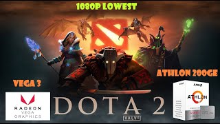 DOTA 2 | VEGA 3 GRAPHICS | ATHLON 200GE