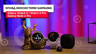 Огляд екосистеми Samsung: Galaxy Watch 5 | Watch 5 Pro та Galaxy Buds 2 Pro