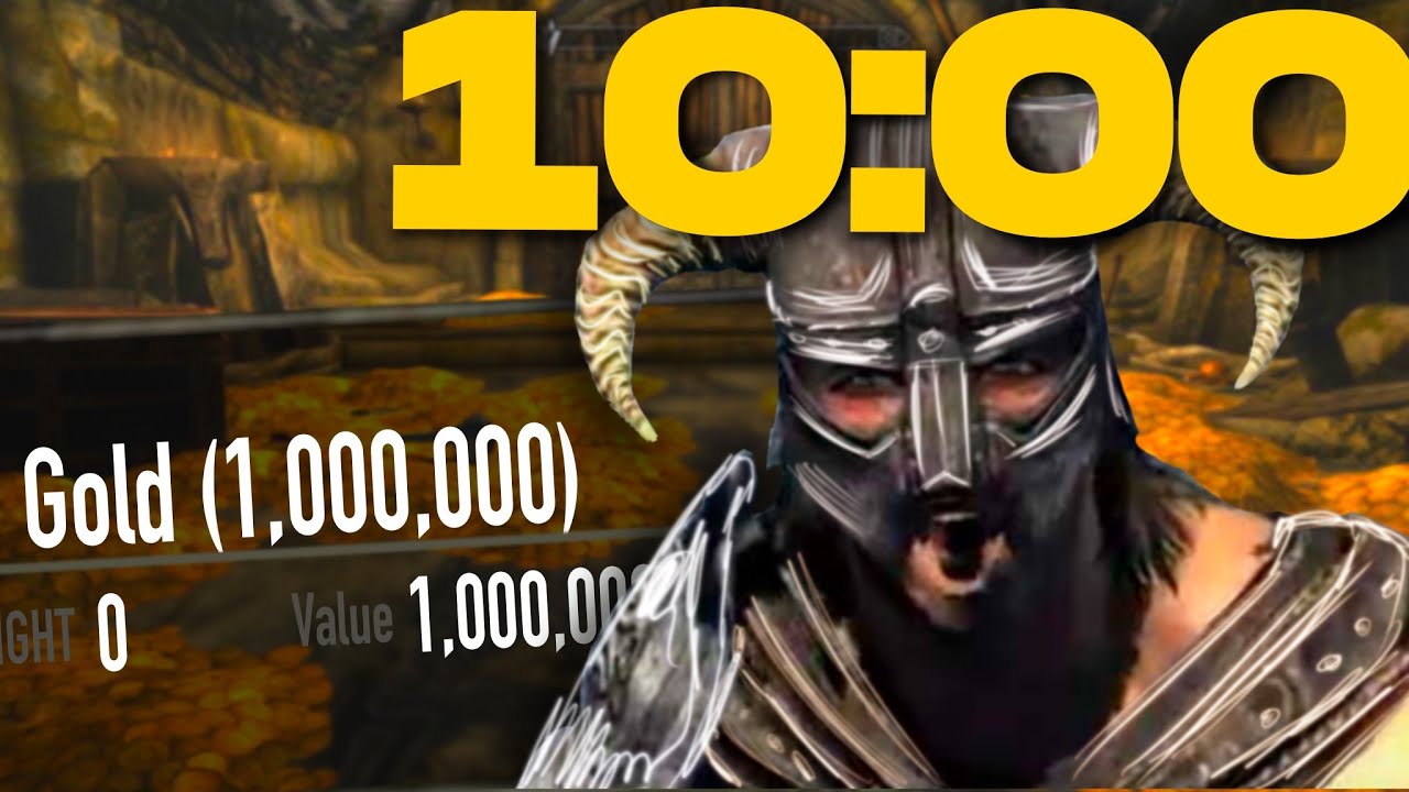 ЛУЧШИЙ способ заработать деньги в Skyrim, БОЛЕЕ 1 000 000 золота в час!!