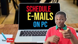 How to SCHEDULE E-MAILS on your PC 💻 #google #foryou
