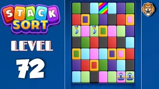Stack Sort : Color Puzzle Level 72 Walkthrough