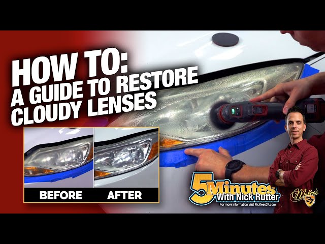 3 Ways to Repair Oxidized Cloudy Headlights with a Headlight Cleaner