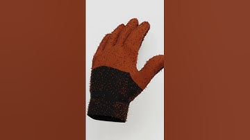 Exploring new texturing techniques in Blender! 🧤 #Blender3D #3DModeling #DigitalArt