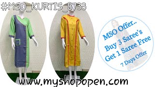 #MSO_KURTI_8733 : New Language Slub Soft Reyon Kurti Collections screenshot 4