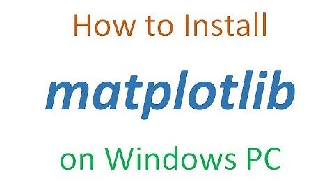 Leer hoe u MatPlotLib installeert in de nieuwste versies van Python (Windows)