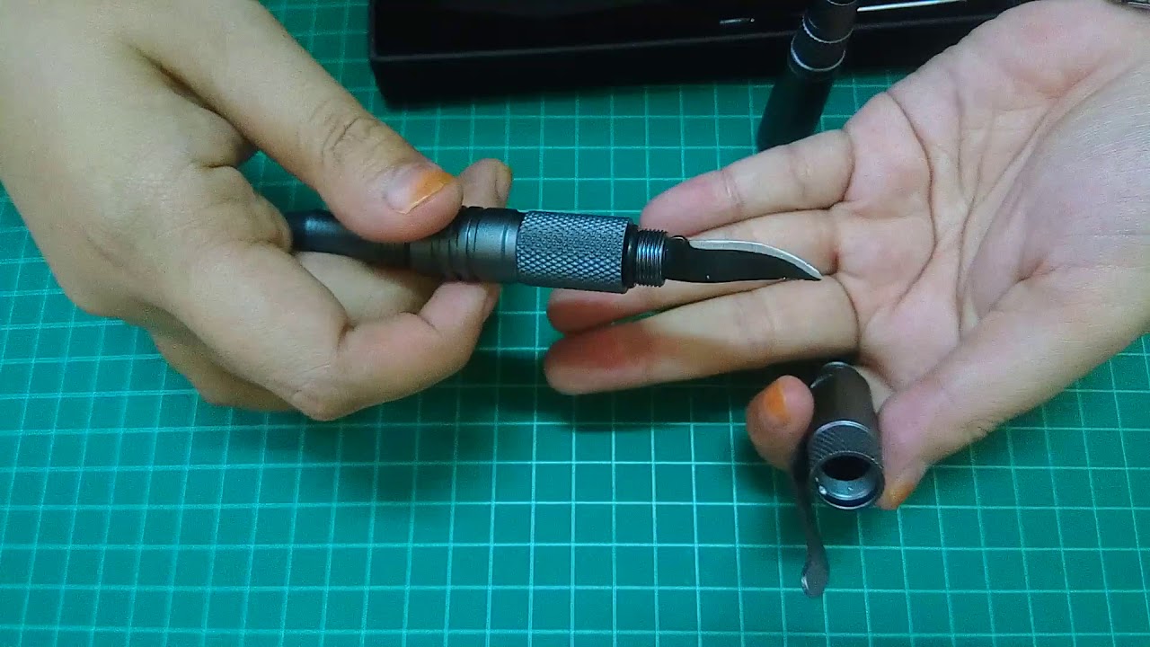 Unboxing Tactical Pen Military Style 3-in-1 Gel Pen, Knife & Stylus Pen