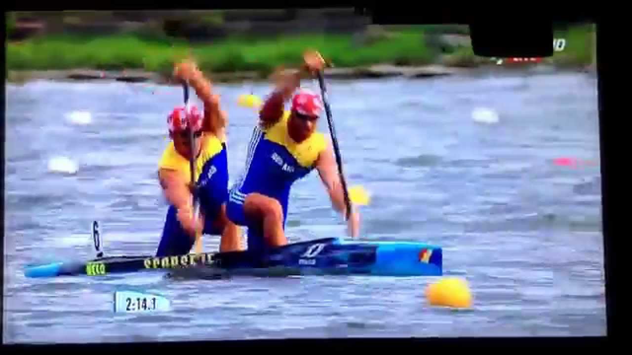 Moscow 14 Canoe sprint world Champion (C 2 men 1000m) Romania domination