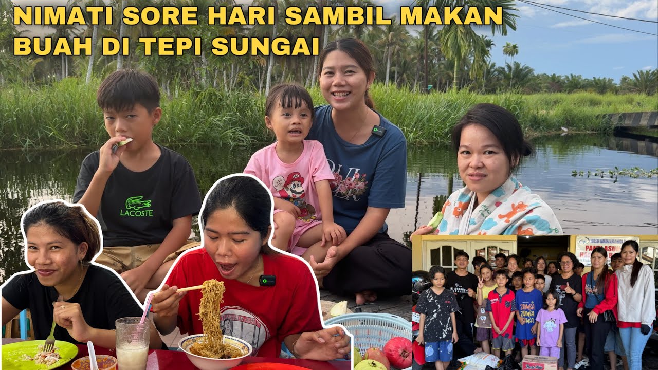 BERBAGI SEMBAKO KE PANTI ASUHAN SUMBANGAN DARI ii SURABAYA DAN MAKAN NASI CAMPUR GAJA MADA